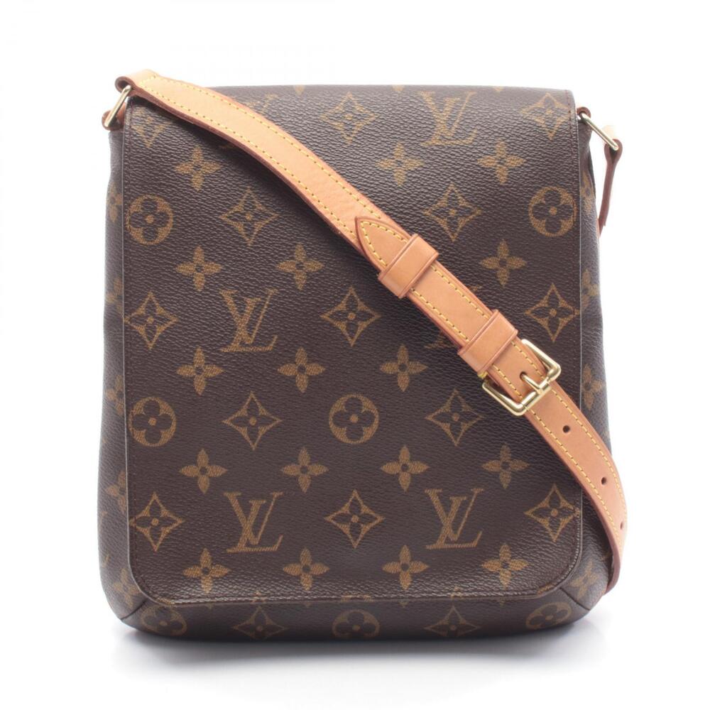 Louis Vuitton Musette Salsa Short Strap Shoulder Bag Canvas Leather Monogram